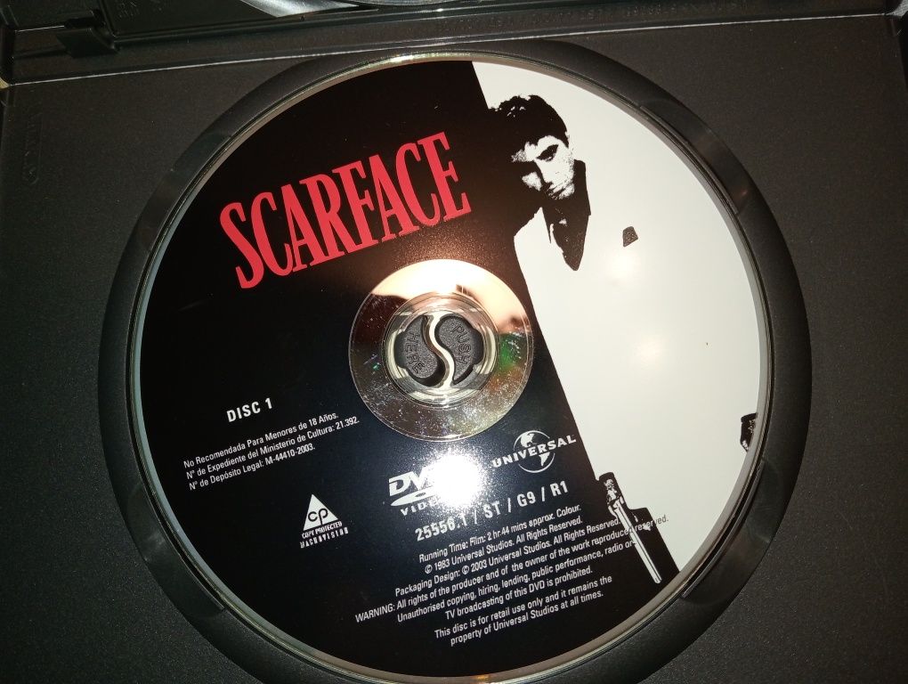 Scarface com Al Pacino 2 dvds