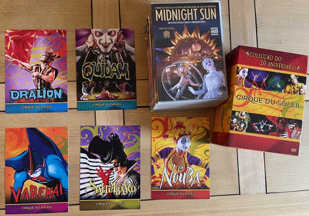 Cirque Du Soleil - Pack 12 dvd -20º Aniversário