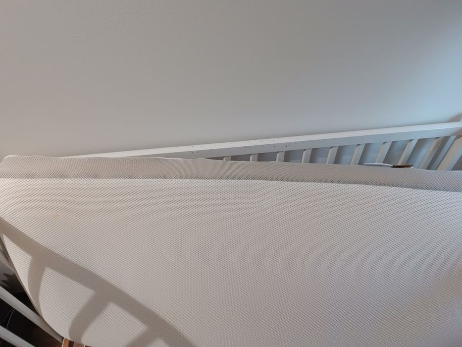 Łóżeczko plus Materac do łóżeczka dziecięcego 120x60