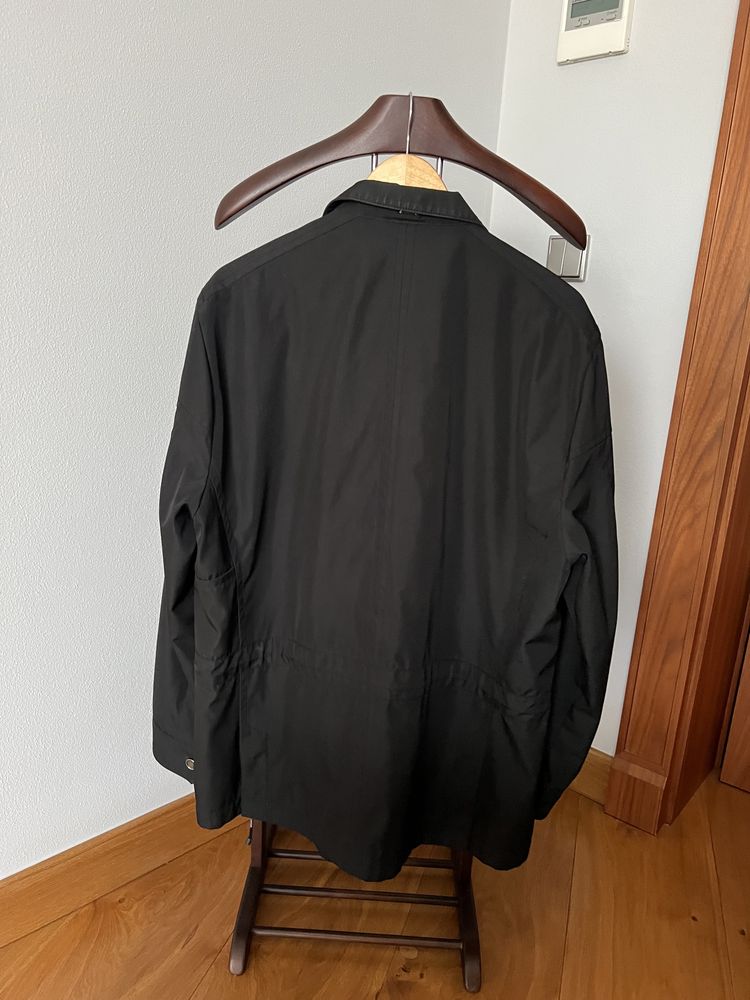 czarna kurtka męska przejściowa na jesień parka 54 XL
