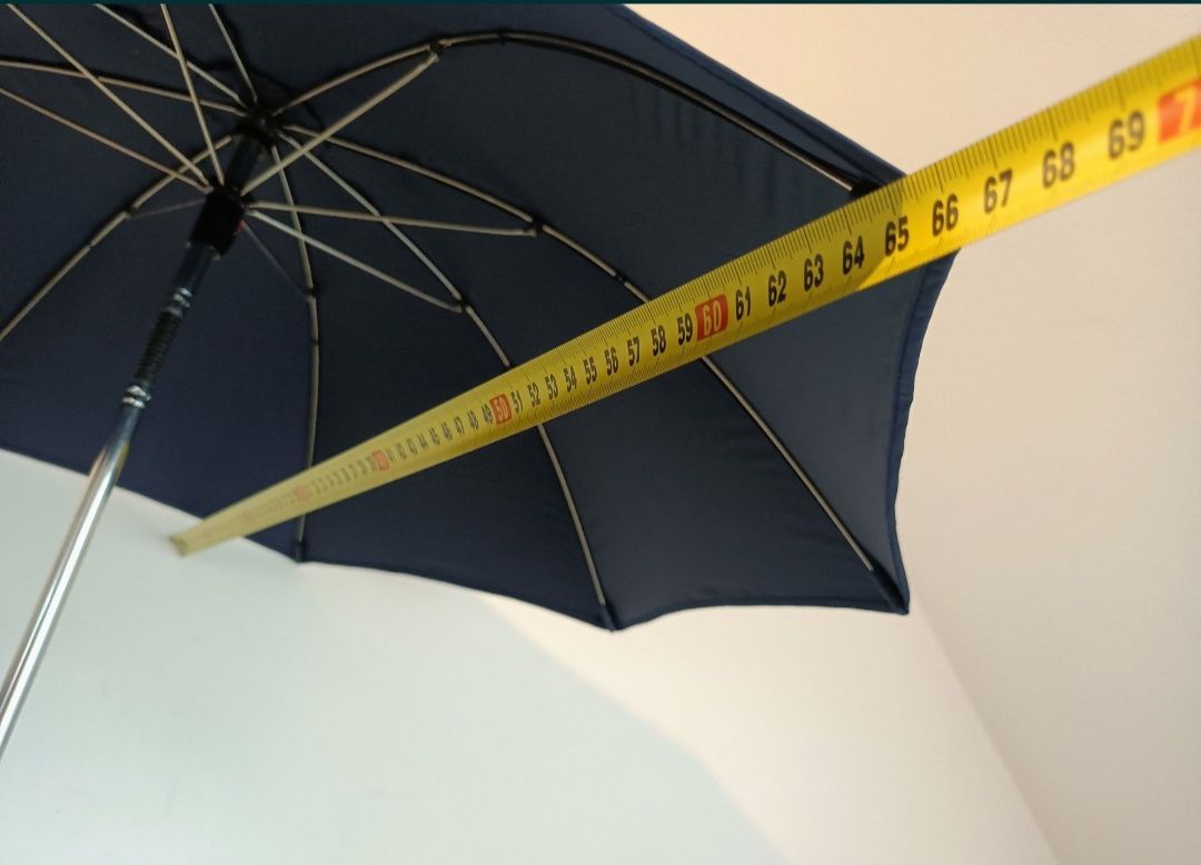 Parasol do wózka UV niebieski mothercare 65 cm