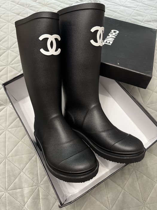 Гумові чоботи Chanel