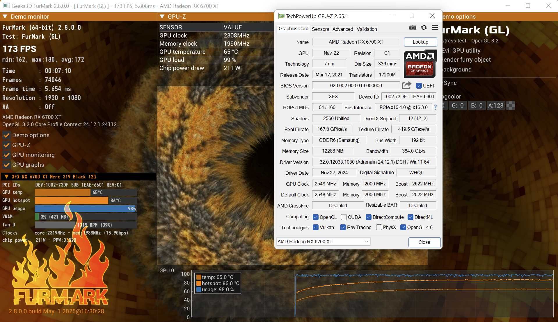 відеокарта ТОП версія RX6700XT 12GB XFX QICK319 в ідеалі! Trade-IN