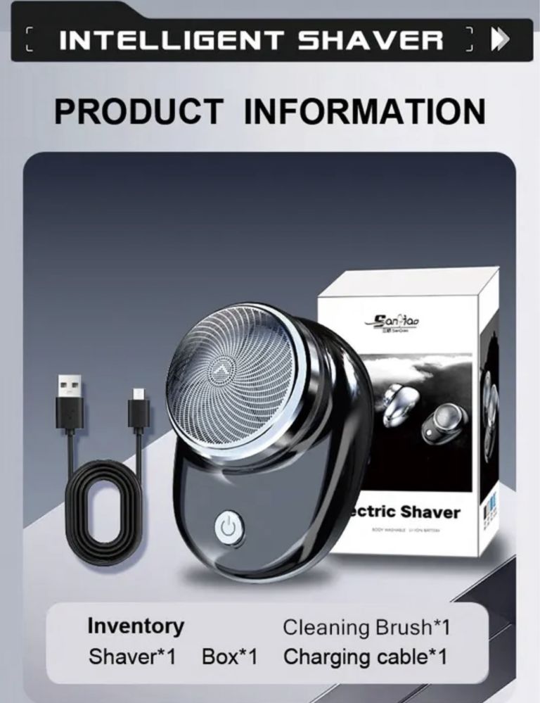Maquina Shaver Portatil USB “NOVO”
