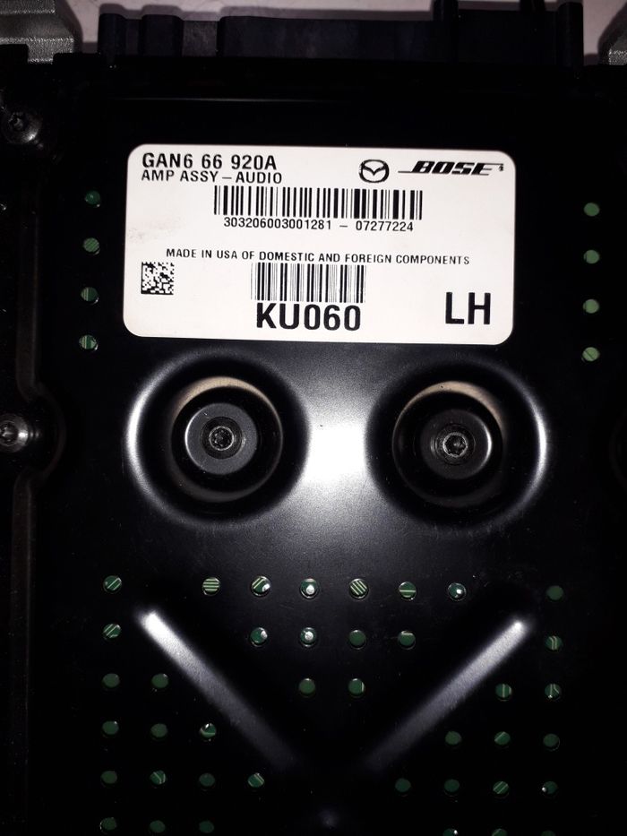 Wzmacniacz Mazda Bose 3 i 6 GS1E 66 A20 GDL1 66 A20 BBM2 66 A20 GAN6 6