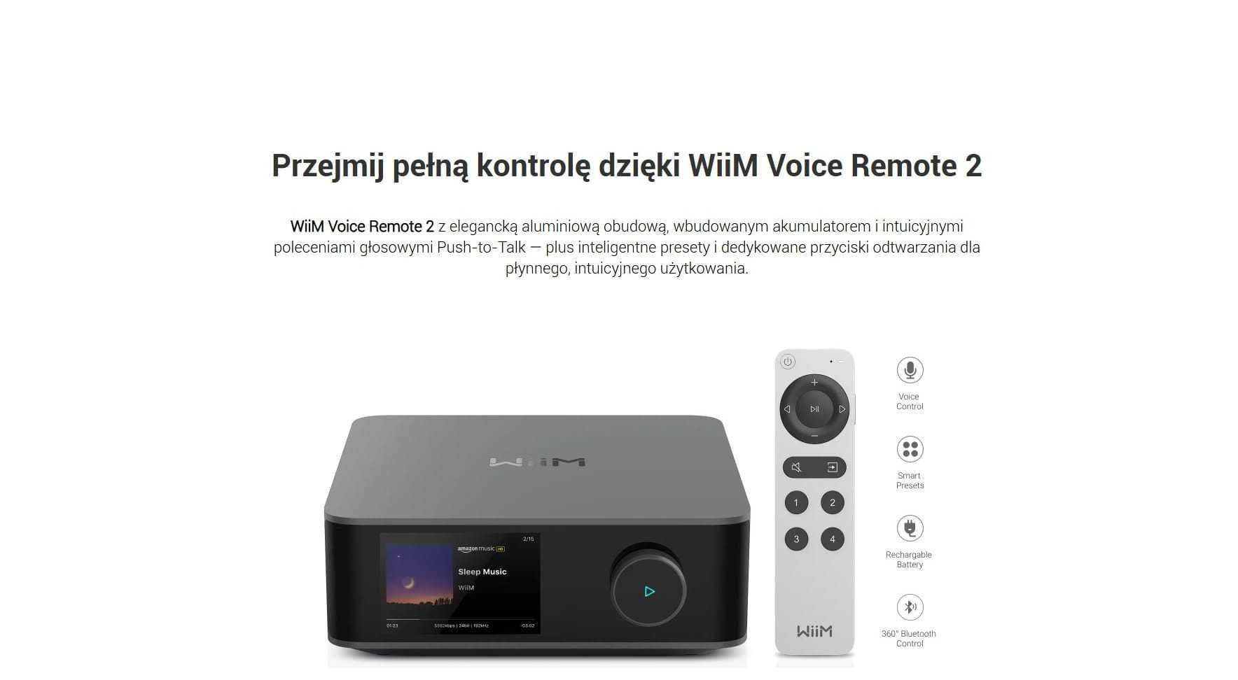 WiiM AMP Ultra / odtwarzacz sieciowy ze wzmacniaczem, dostępny od ręki