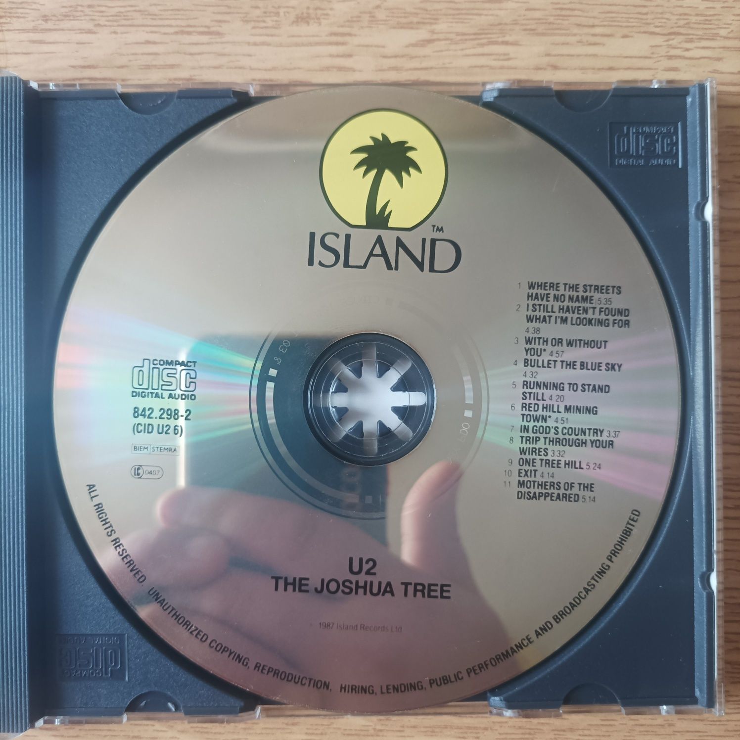 U2-Joshua Tree CD