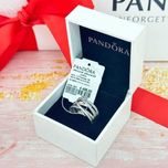 Каблучка Pandora "Сяючі лінії" 190919CZ Кольцо Пандора Сияющие Линии