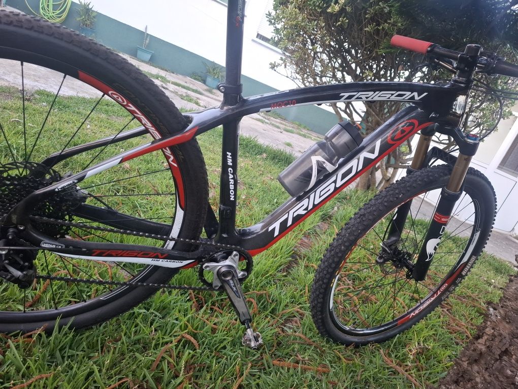 Vendo bike BTT Trigon - Toda em Carbono!
