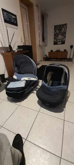 Alcofa e um ovo para bébé