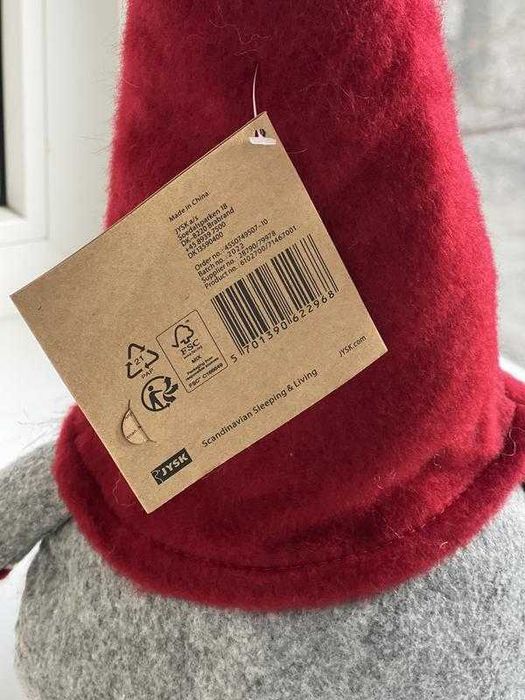 Jusk юск ікеа ikea нова (з бірками) новорічна іграшка гном (53 см)