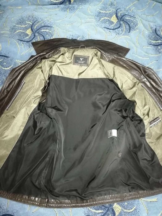 Кожаный пиджак весна-осень