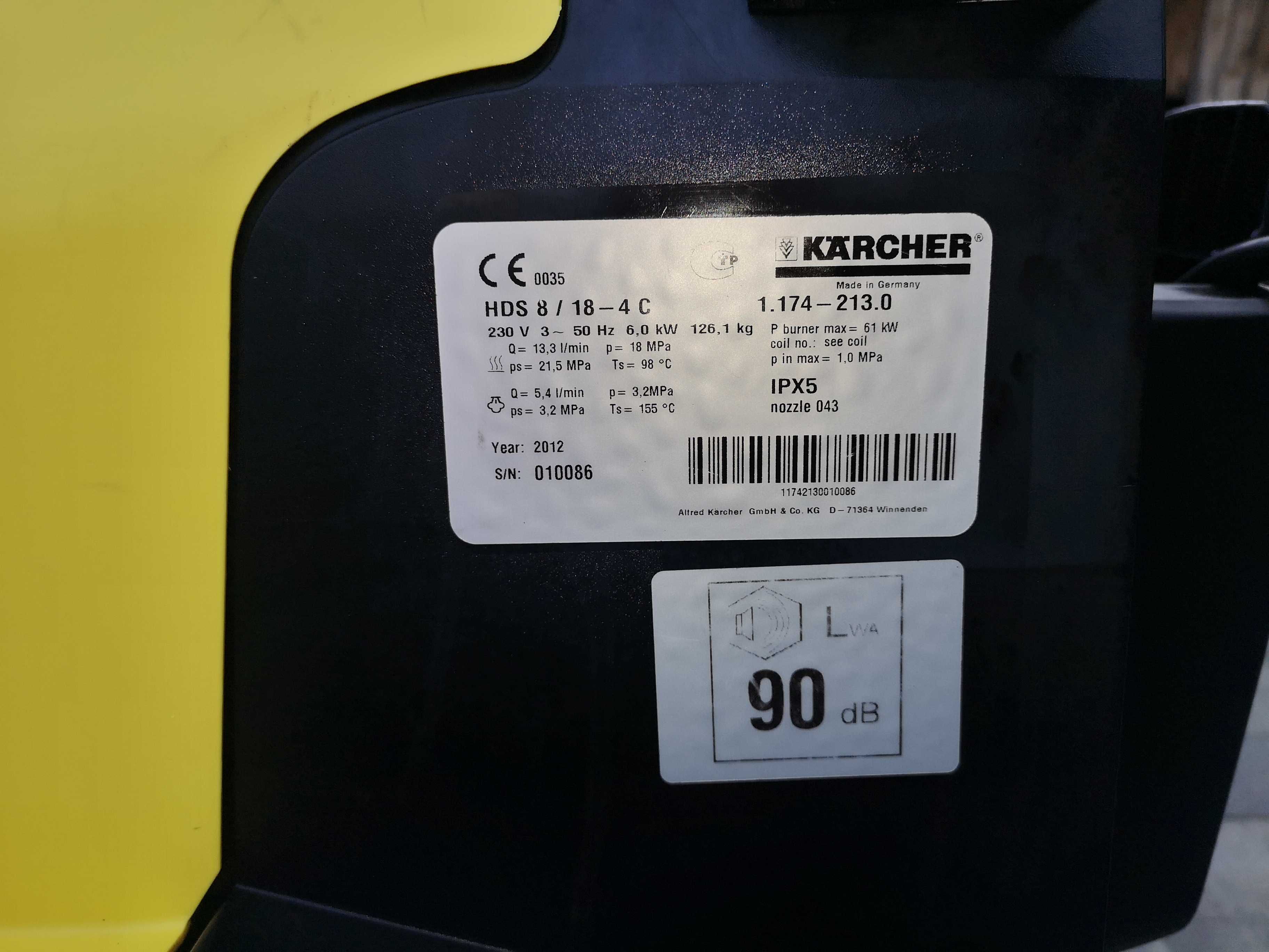 Karcher HDS 8/18-4C Profesional