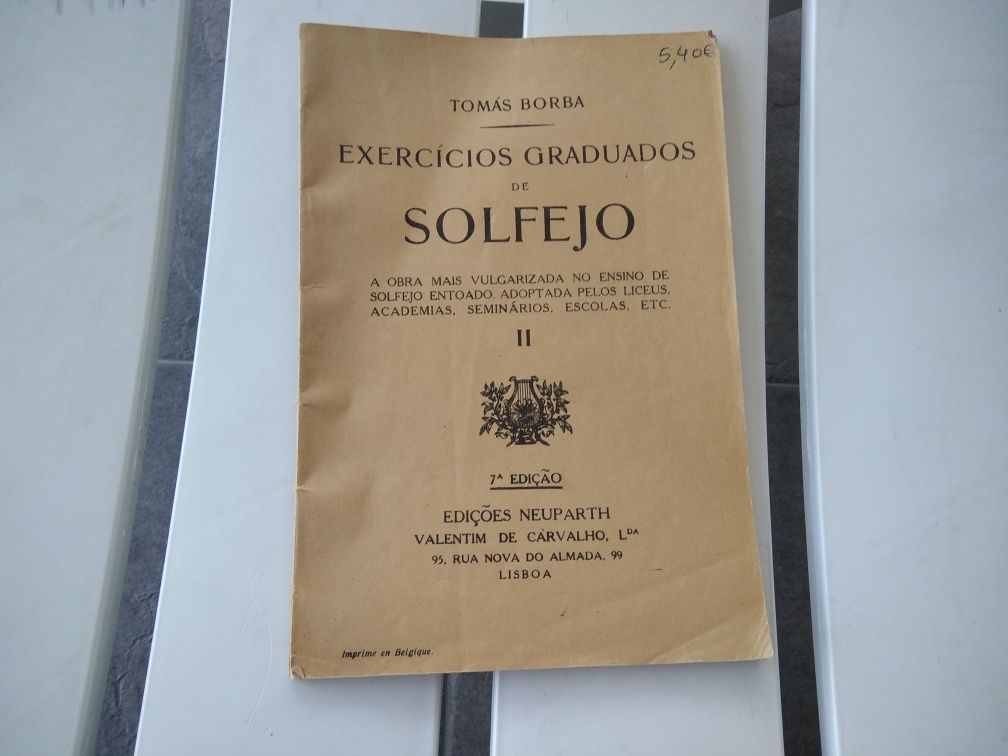 Livro de solfejo