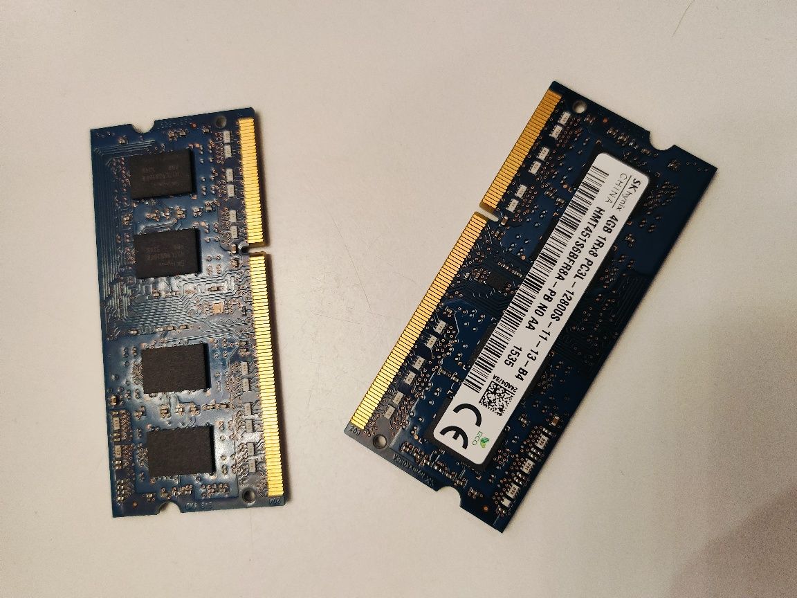 8GB RAM DDR3 1600mhz (2x4GB) SKhynix