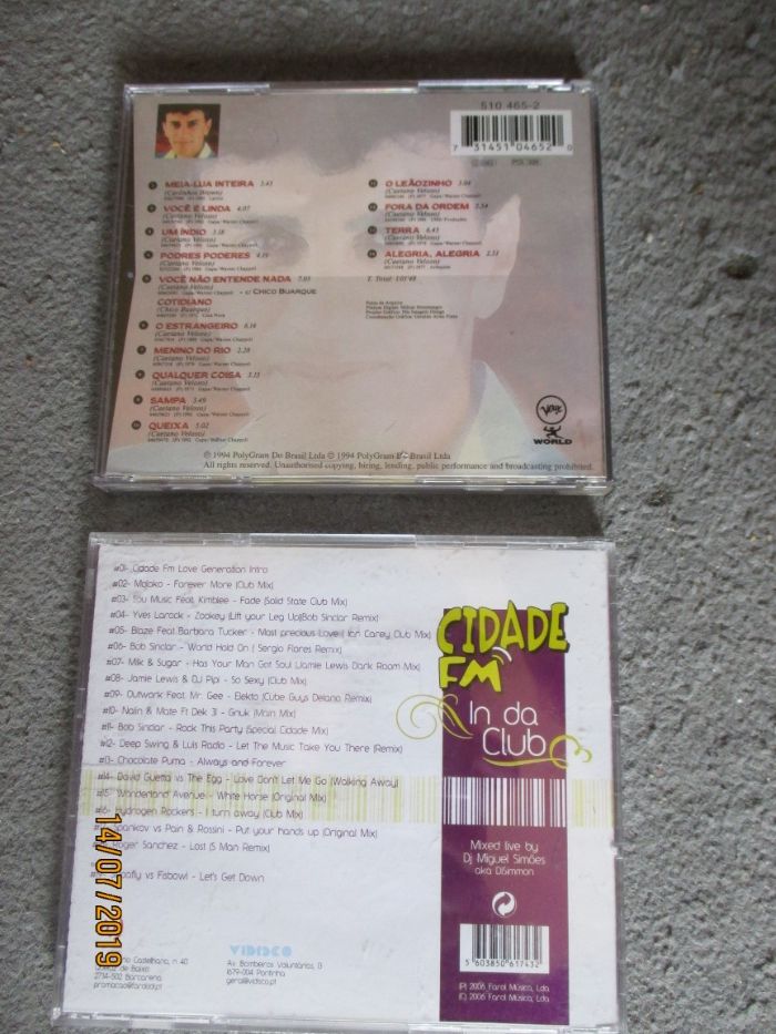 2 cd's - Caetano Veloso e Cidade FM in da club