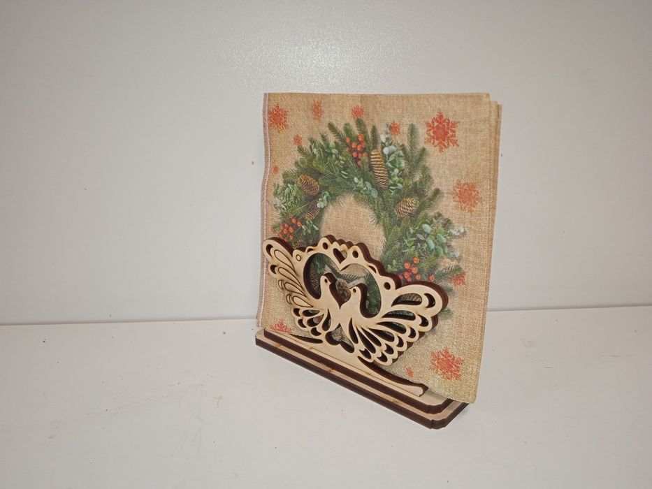 Салфетница Пара голубей размер 10*15 см.