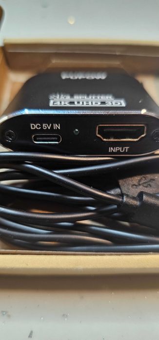 Rozdzielacz HDMI PUPOW HS306-BK HDMI Splitter