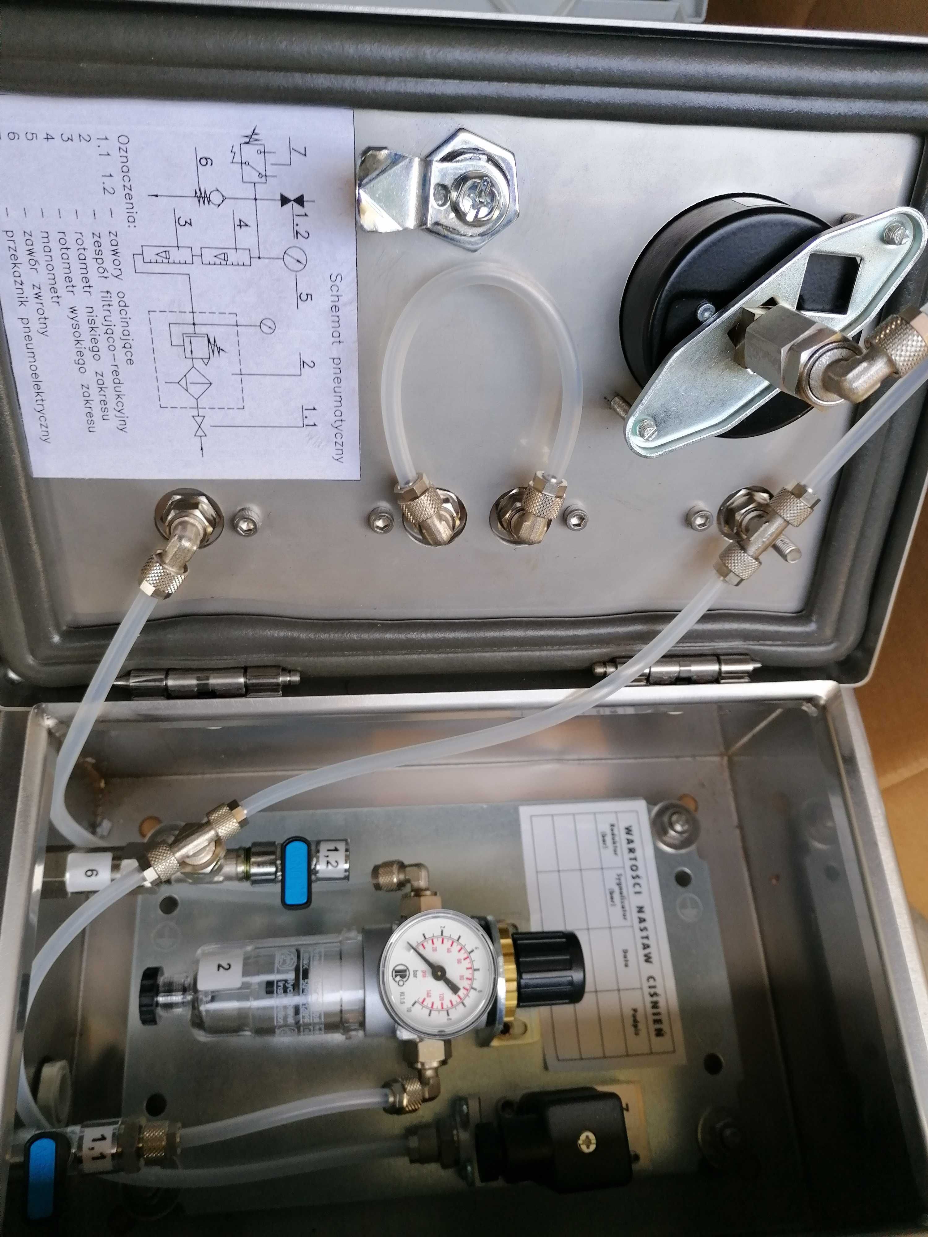 ANGA uszczelnienia mechaniczne  schemat pneumatyczny
