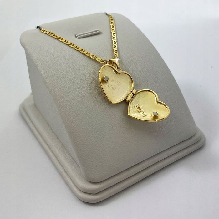 Prezent Dla Dziewczynki 5/6/7/8/9 Lat Na Urodziny Złoty Naszyjnik Serc