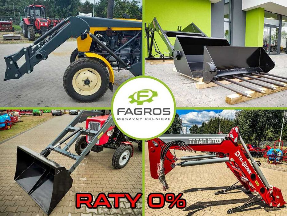 # MONTAŻ TUR ŁADOWACZ Czołowy Euroramka Linka Mechaniczny Hydrauliczny