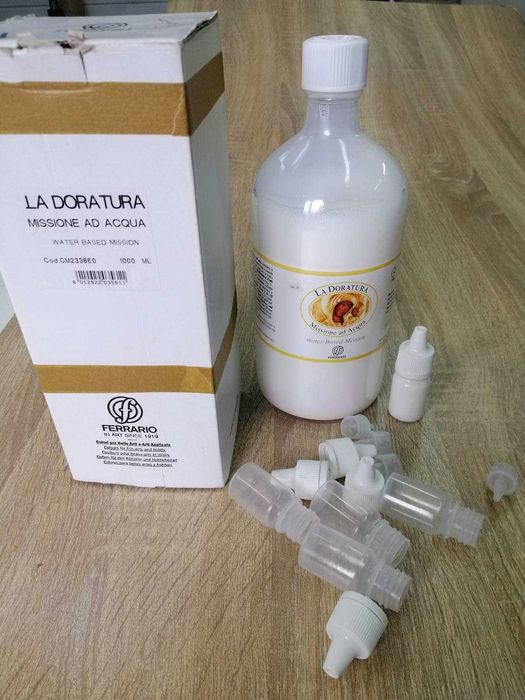 Водный клей-мордан для потали La Doratura Ferrario. 15 мл