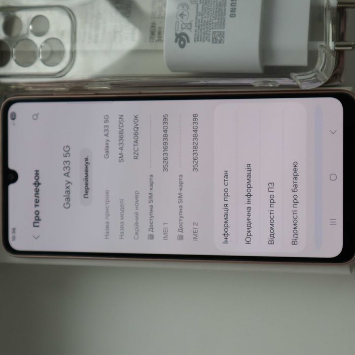 Продам Samsung Galaxy A33 5G, 128 ГБ - персиковый, идеальное состояние