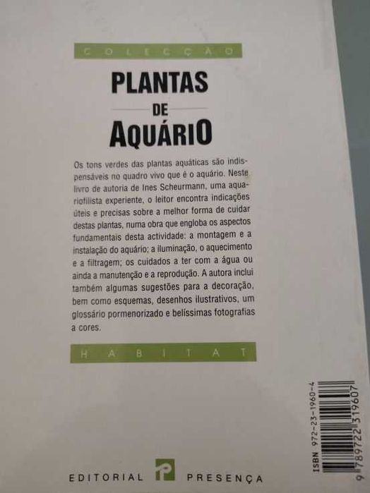 Livro plantas de aquário
