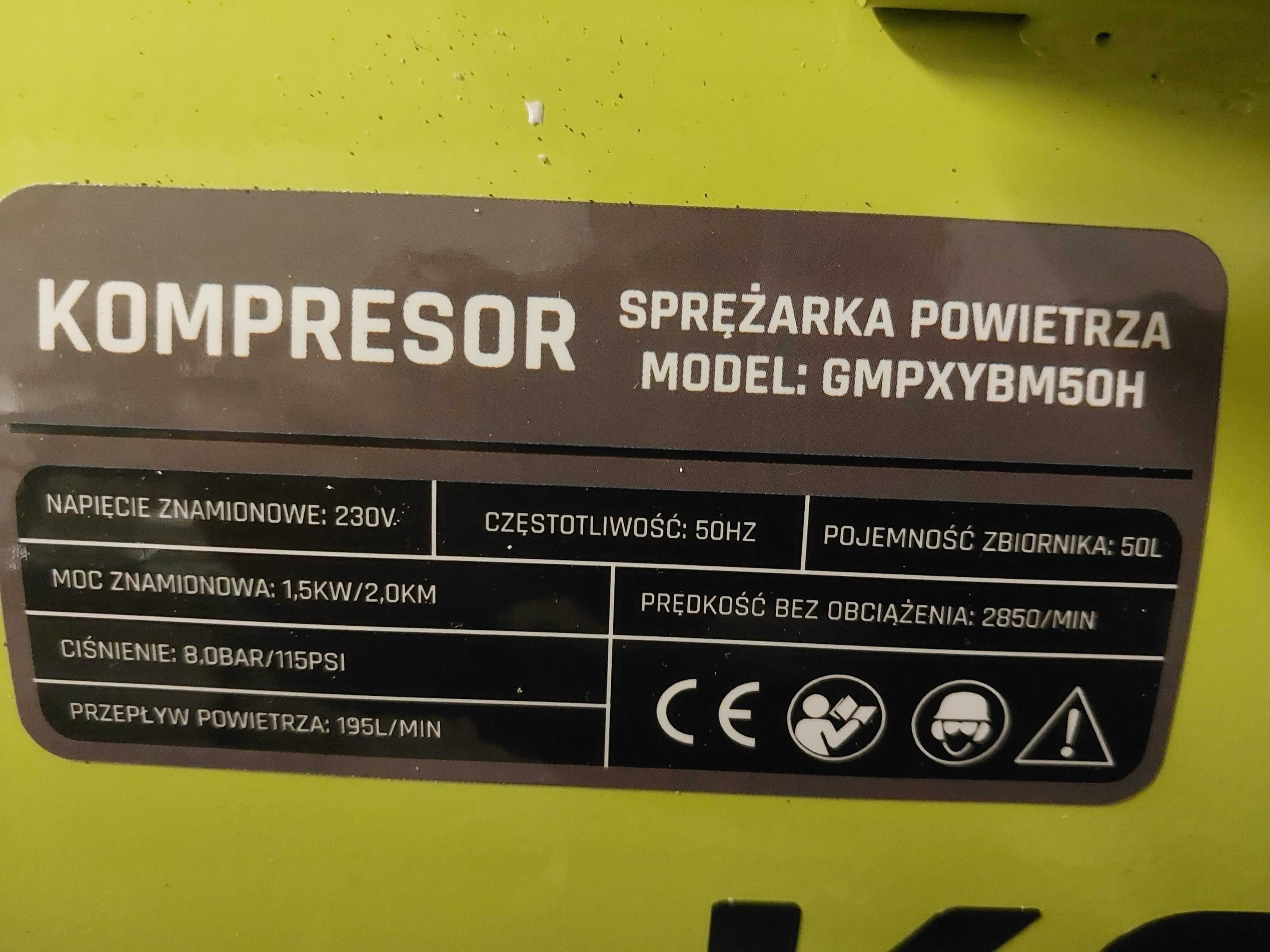 Sprężarka powietrza kompresor 50 Litrów Gwarancja Faktura