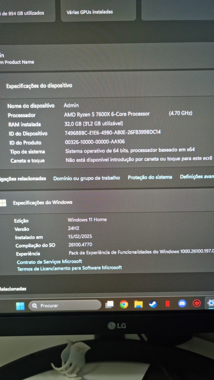 Setup gaming completo