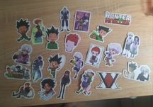 Hunter x hunter naklejki anime manga
