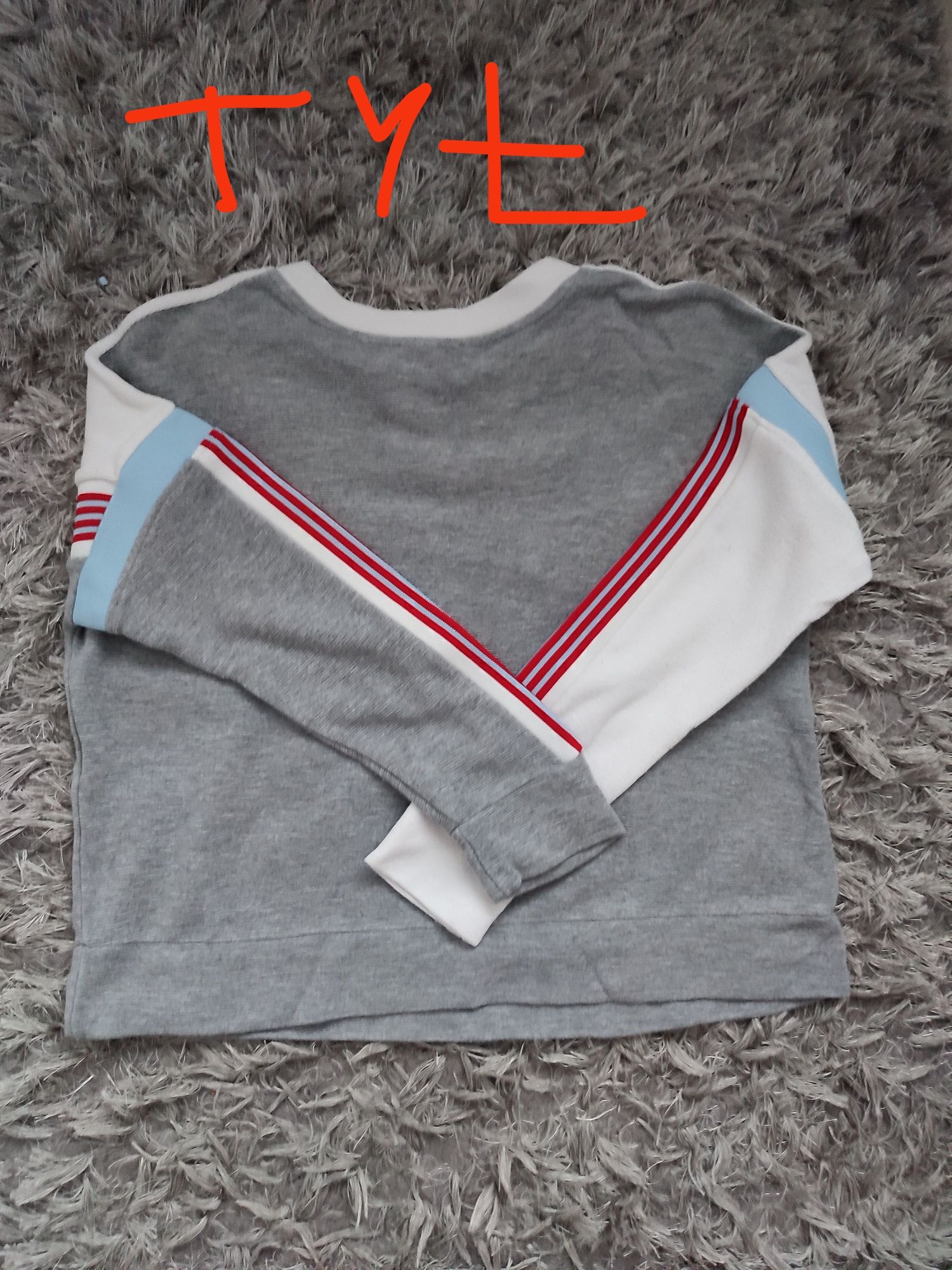 Bluza damska bluzka dziewczęca rękaw 3/4  Pull & bear rozm S