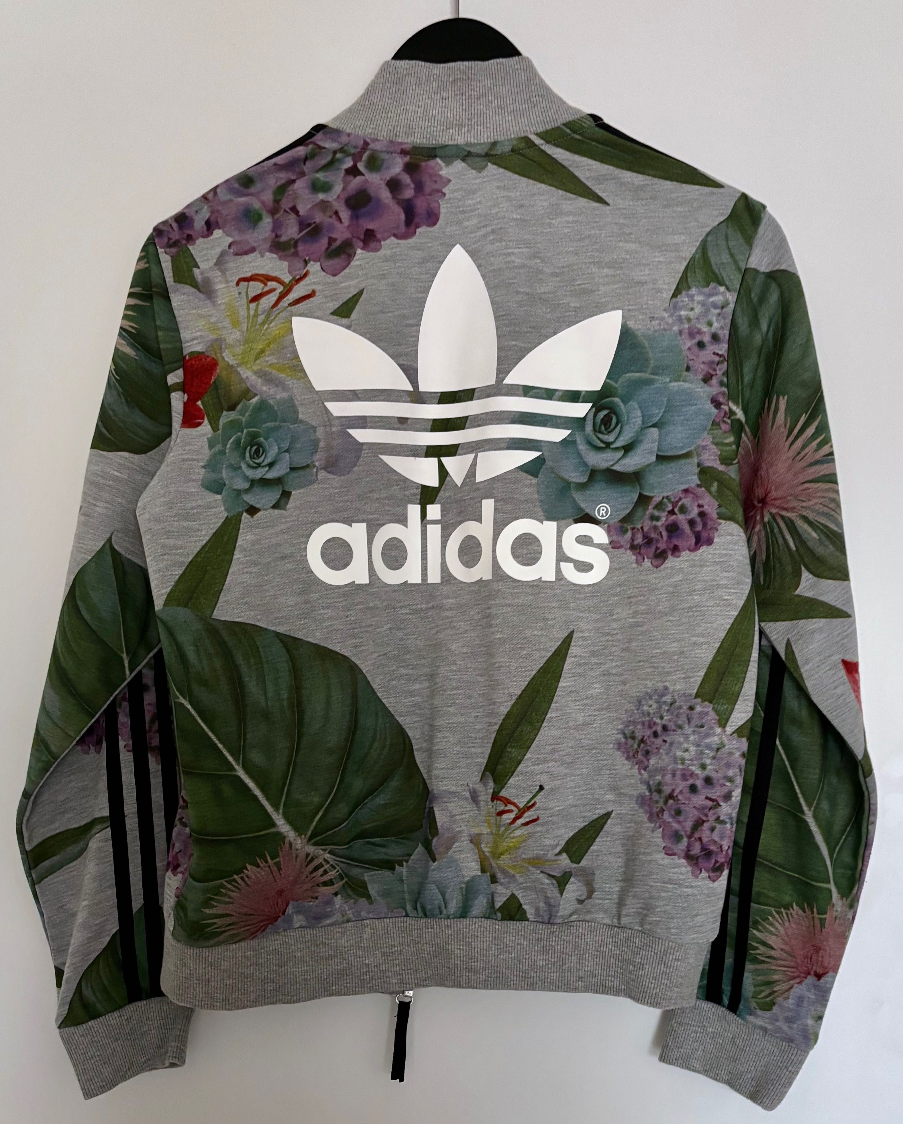 Bluza damska adidas kwiaty, kwiatowy print, wzór  rozmiar 36 38