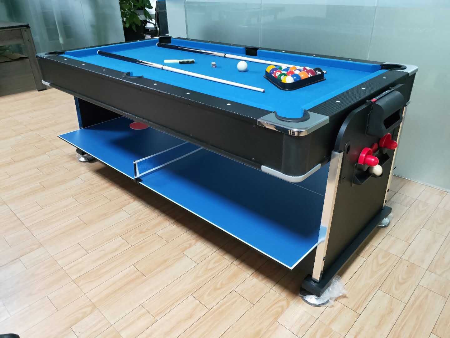 REVOLVING 7ft, 3w1 Stół bilardowy Bilard Cymbergaj Tenis stołowy NOWY