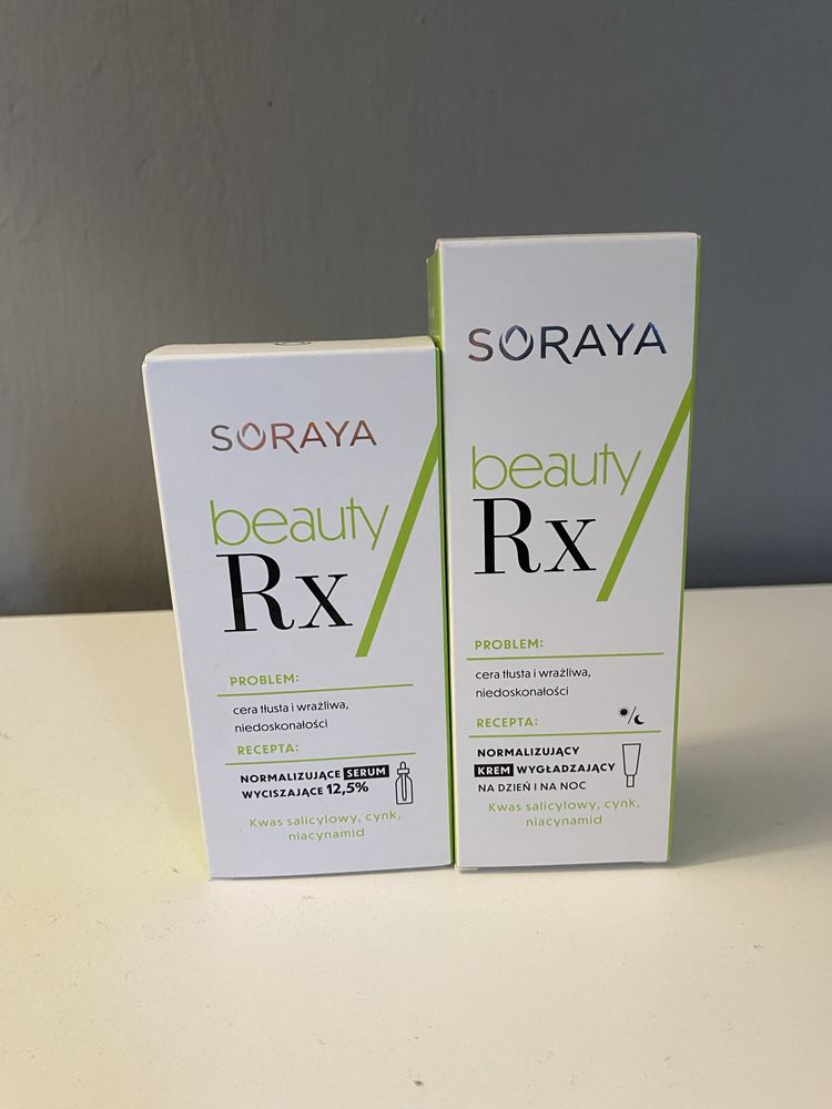 Zestaw Soraya Beauty RX wyciszające serum + krem
