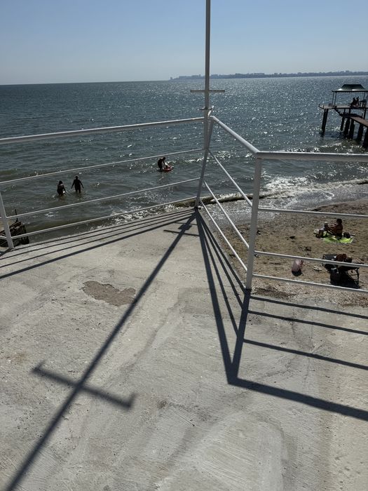 Причал у самого моря в Крыжановке