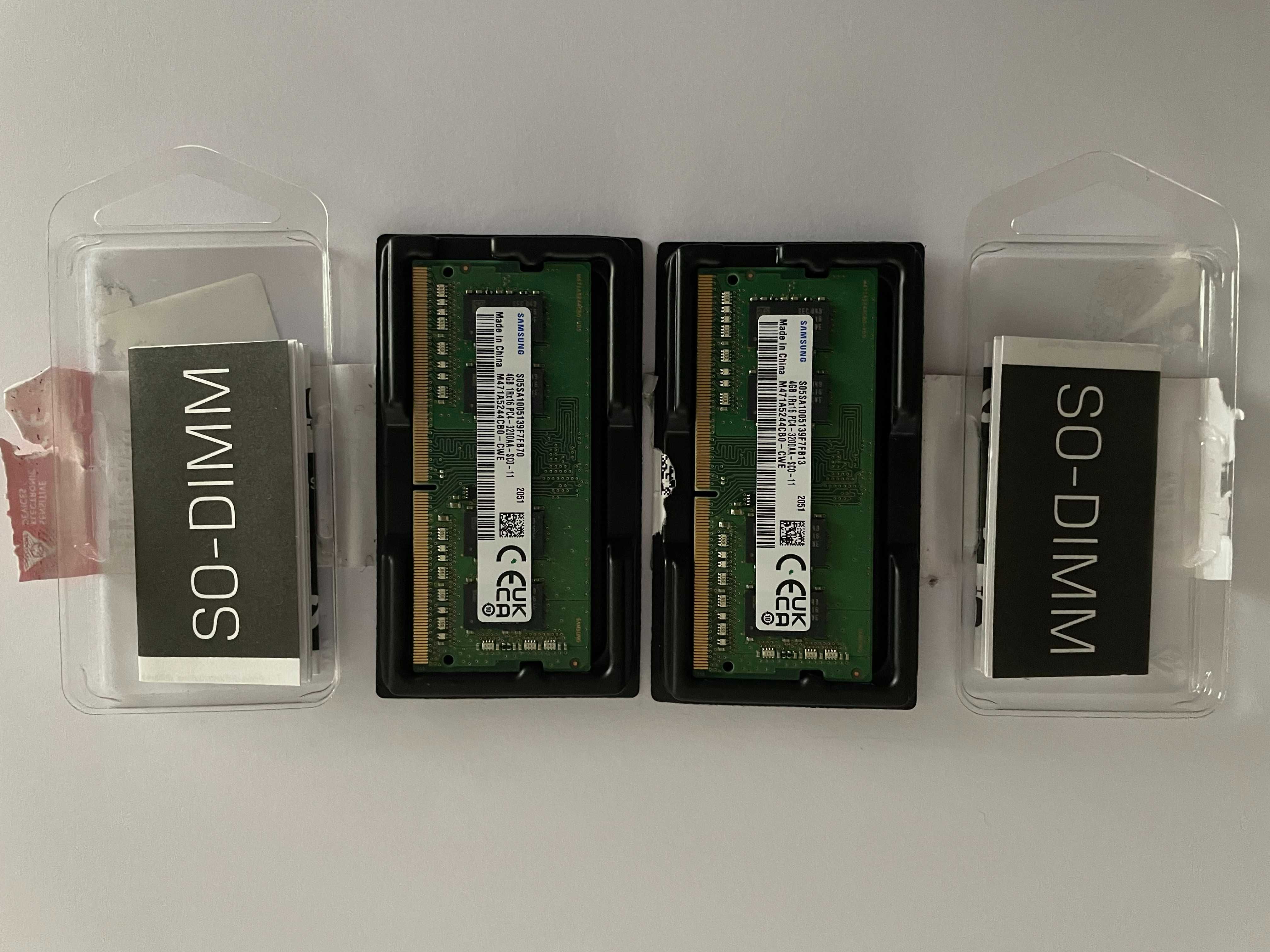 RAM память для ноутбука SO-DIMM 8GB (=4x2) 3200 MHz, Samsung