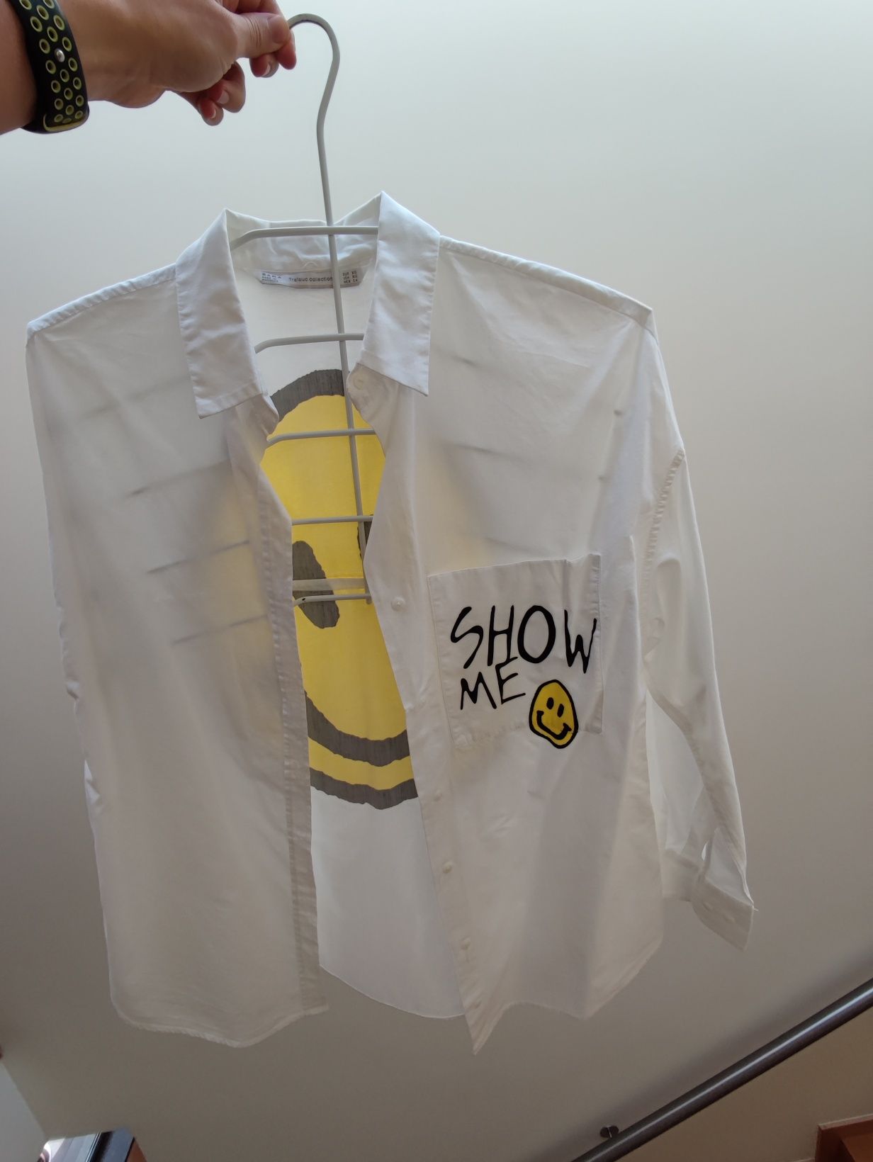 Camisa Zara mulher oversized XS