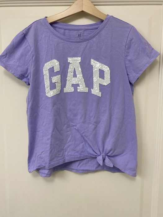 Gap t shirt liliowy dla dziewczynki 146-160cm