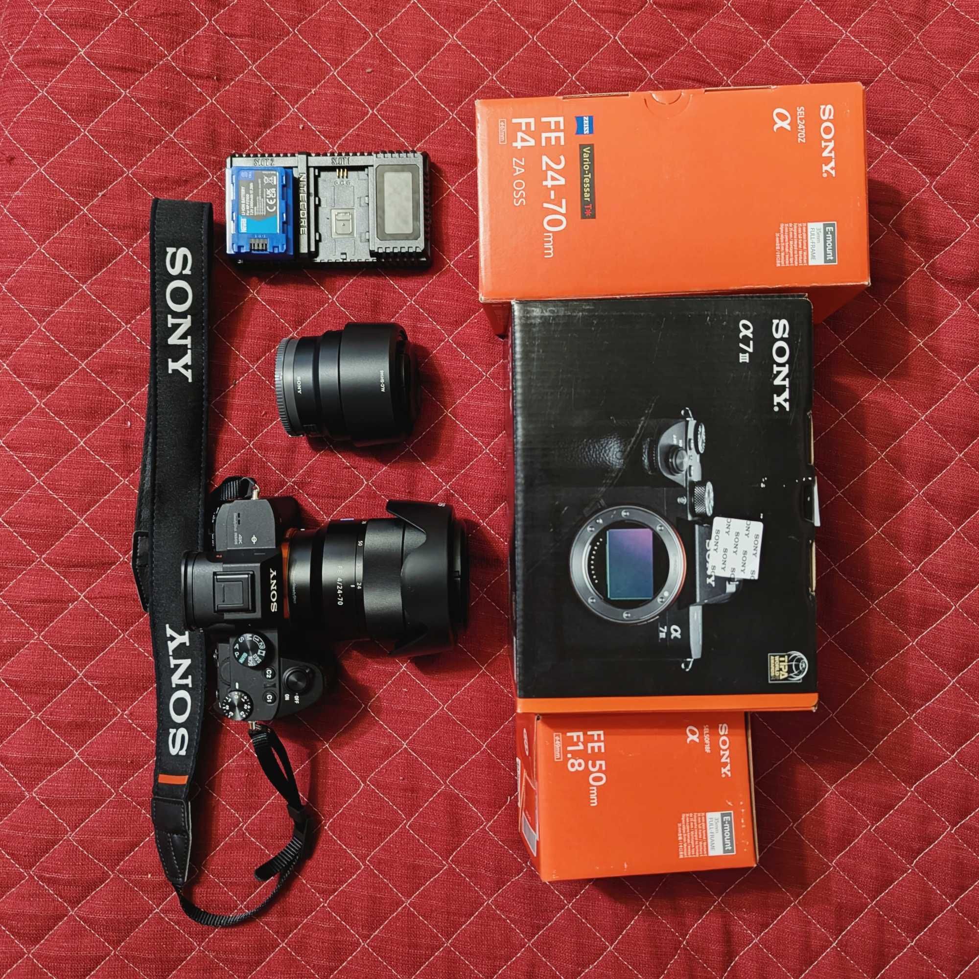 Sony 24-70 ZEISS f4 + Sony FE 50mm F1.8