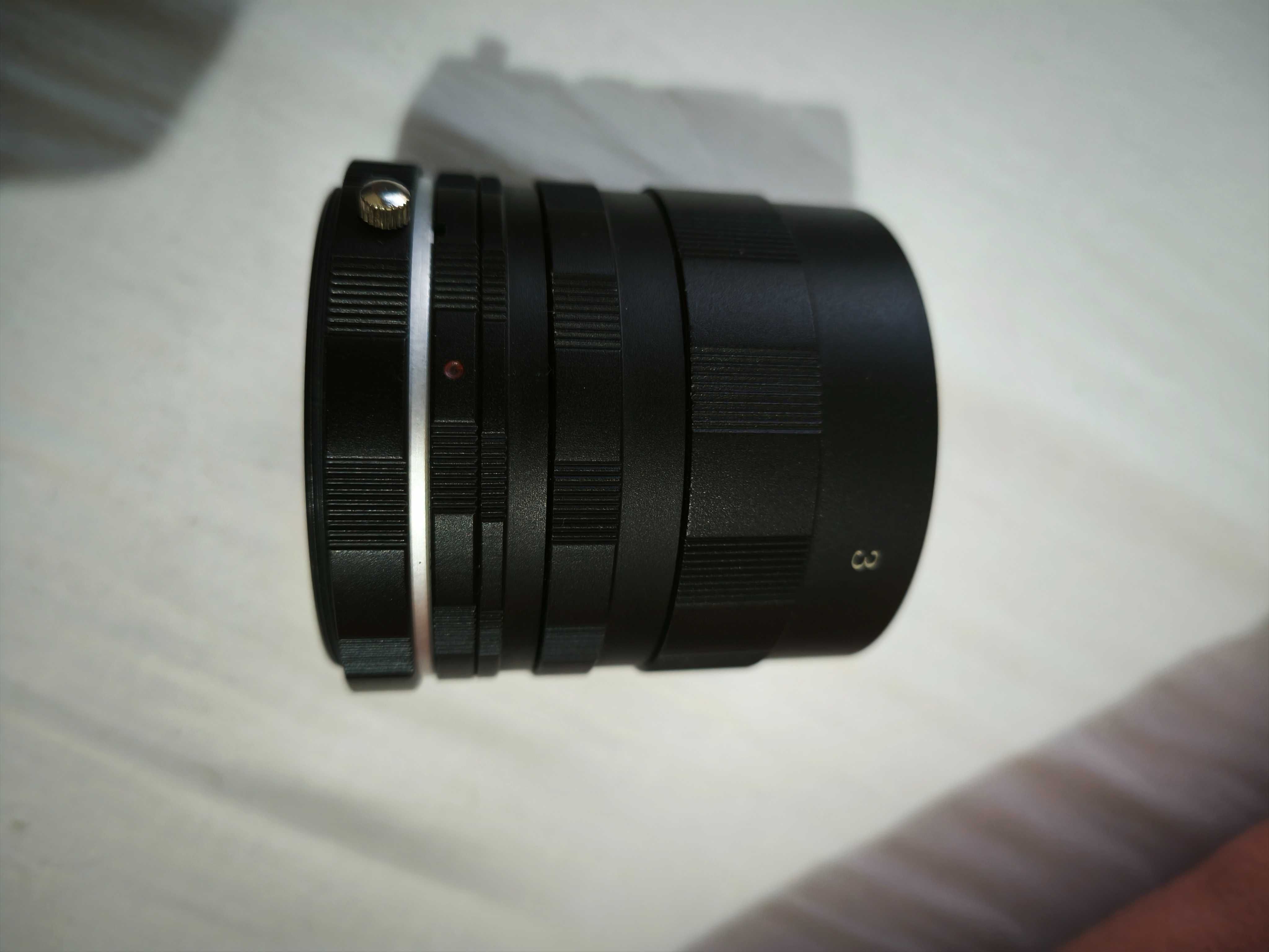 Tubo extensor para lentes fotográficas