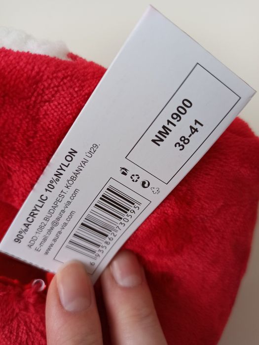 Nowe papcie bambosze świateczne