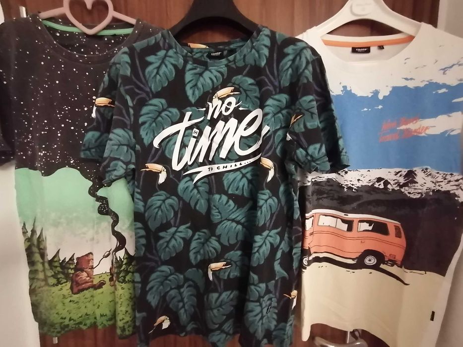 Koszulki Cropp zestaw rozm M