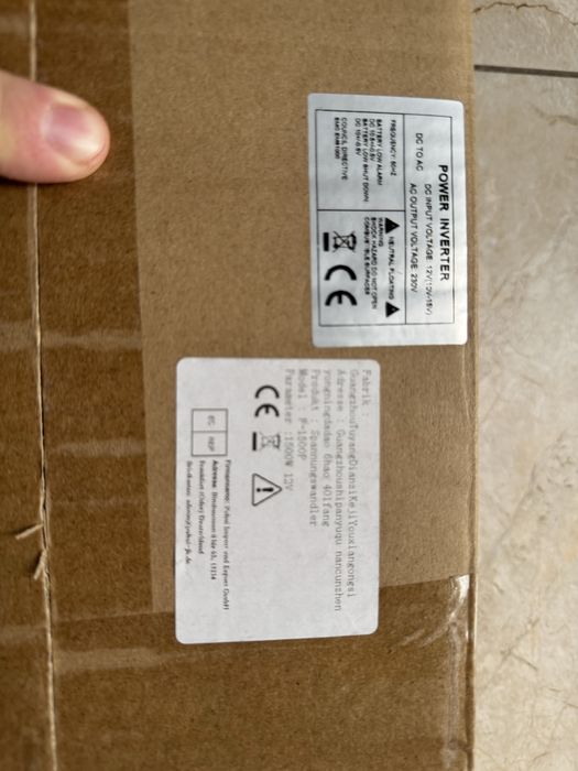 Інвертор LVYUAN 1500W / 3000W
