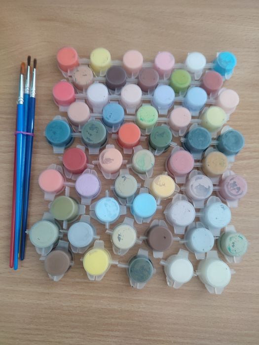 Акриловые краски после картин по номерам