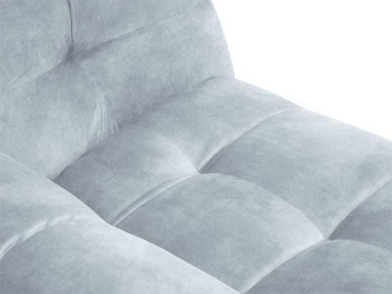 Sofa 3-os. Vesta z aksamitu jasny niebieski 236x102x68cm Windsor&Co