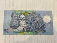 Nota 1 dólar Brunei 2007 não circulada