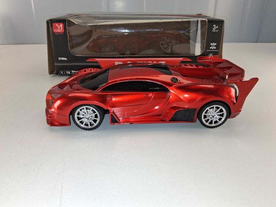 I015 Samochód Sportowy Zdalnie Sterowany Czerwony 1:18 R/C