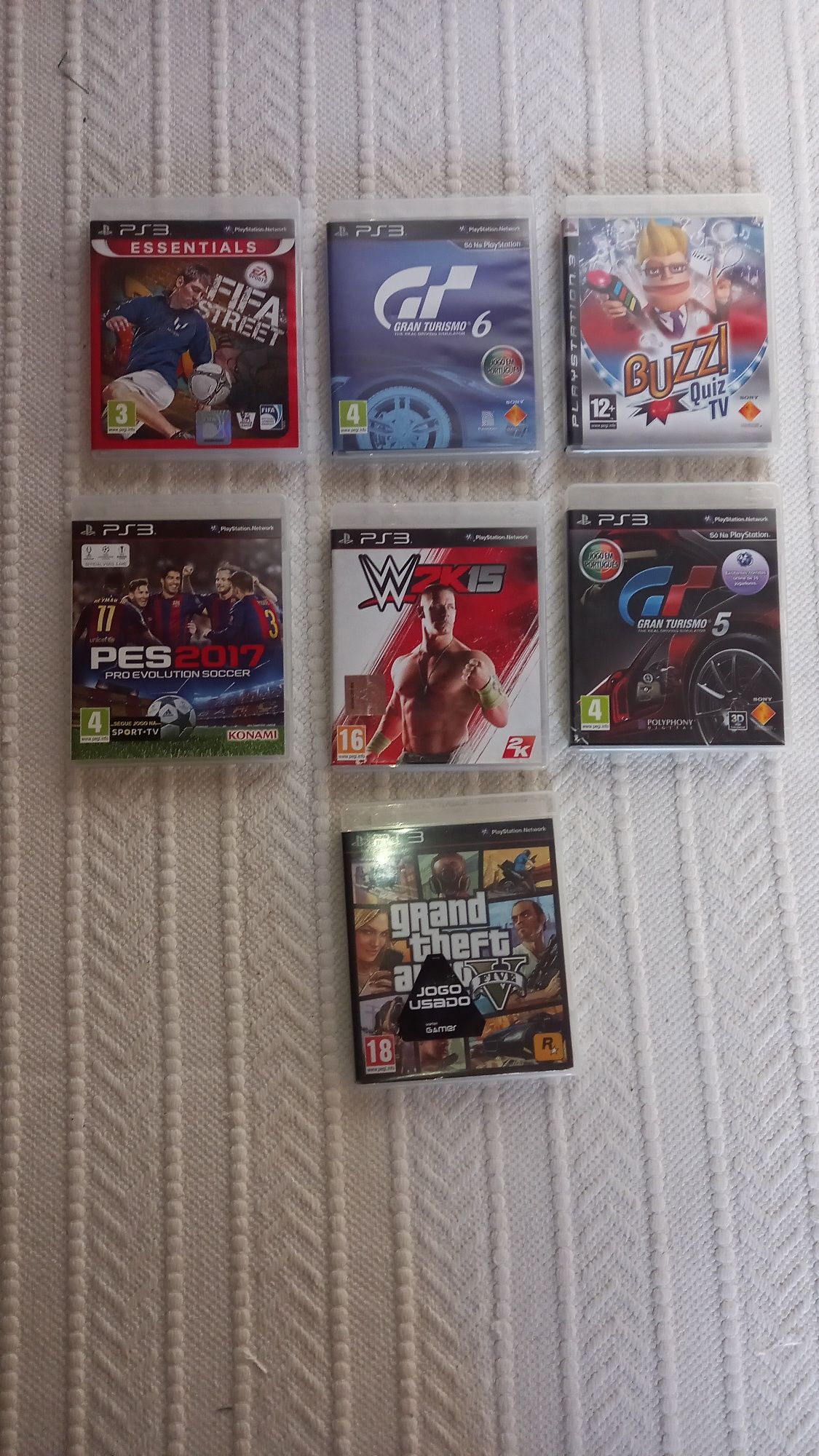 Jogos PS3 usados