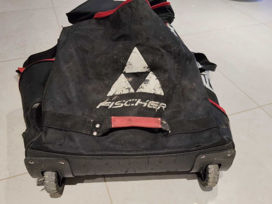 Fischer Torba hokejowa na kółkach Senior duża używana wysuwany uchwyt